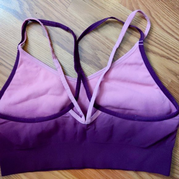 Ombre Racerback Sports Bra - Picture 2 of 6